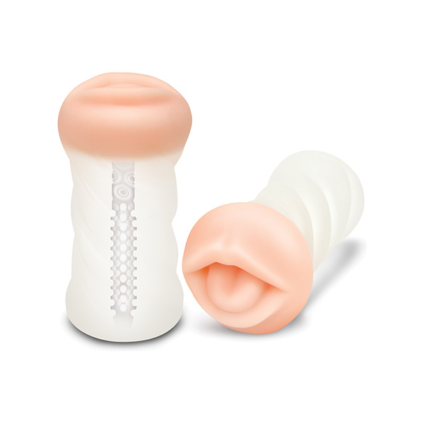 ZOLO Realistic Deep Throat Dual Density Transparent Stroker - Image 2