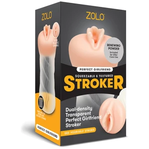 ZOLO Perfect Girlfriend Dual Density Transparent Stroker