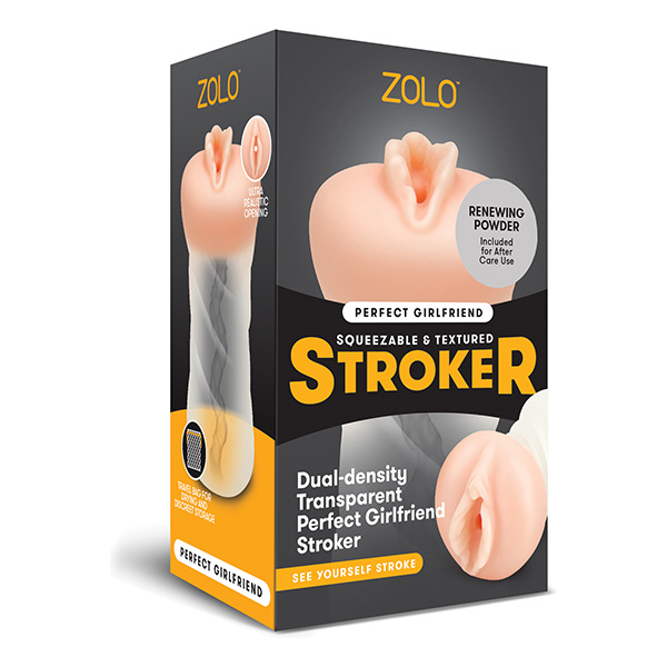 ZOLO Perfect Girlfriend Dual Density Transparent Stroker