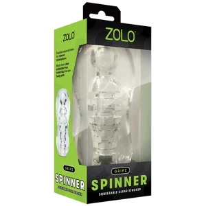 ZOLO Gripz Spinner Stroker - Clear