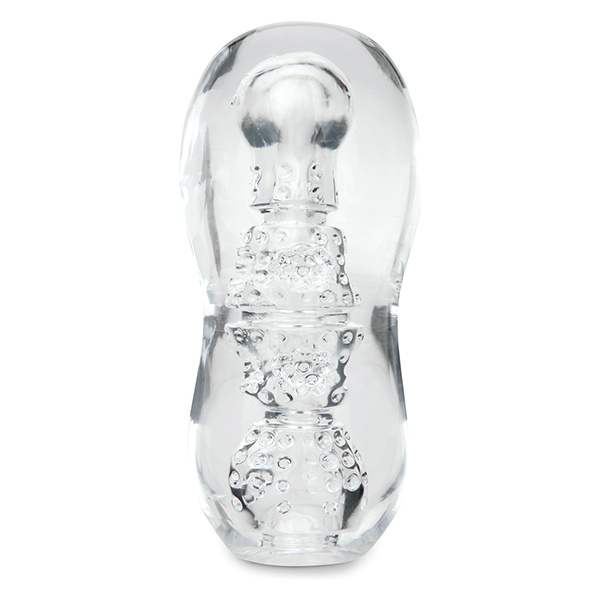 ZOLO Gripz Dotted Stroker - Clear - Image 2