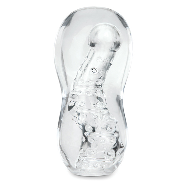 ZOLO Gripz Wavy Stroker - Clear - Image 2