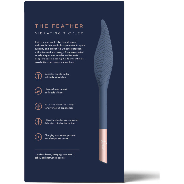 Deia the Feather w-Charging Case - Navy - Image 2