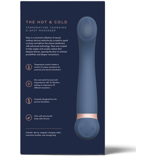 Deia the Hot & Cold Heating & Cooling Vibrator - Navy - Image 5