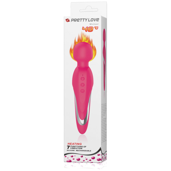 Pretty Love Michael Heating Body Wand - Pink