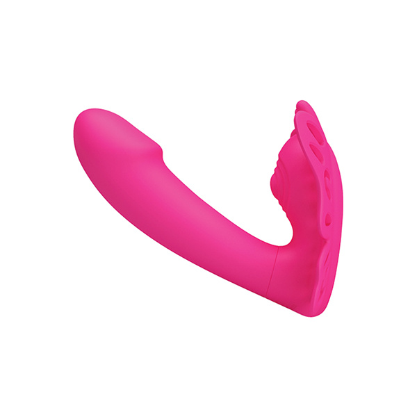 Pretty Love Katherine Wearable Butterfly Vibrator - Fuchsia - Image 2