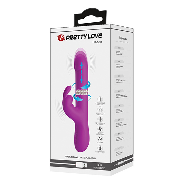 Pretty Love Reese Thrusting Rabbit - Fuchsia