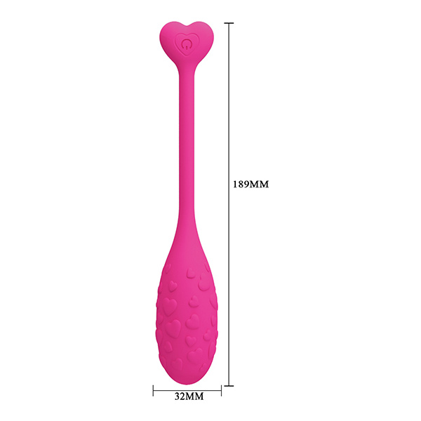 Pretty Love Fisherman Vibrating Egg - Hot Pink - Image 2
