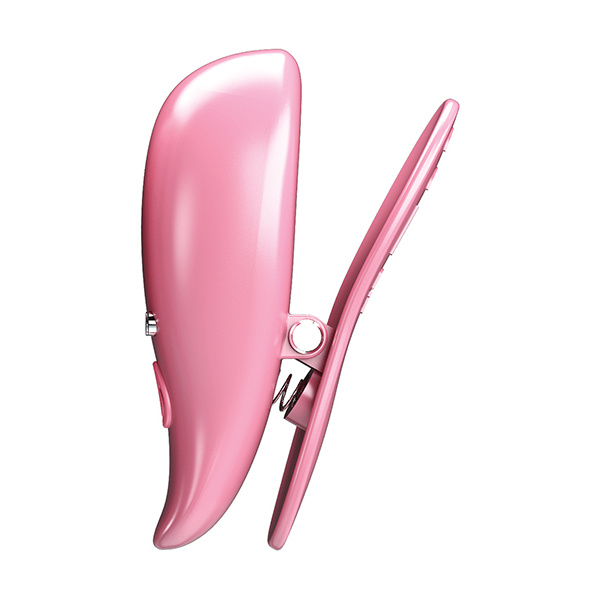 Pretty Love Leaf Wireless Vibrating Nipple Clamps - Pink - Image 5