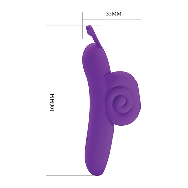 Pretty Love Snail Honey Finger Vibe - Purple - Image 2
