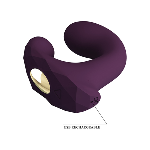 Pretty Love Billy Vibrating Dual Stimulator - Purple - Image 2