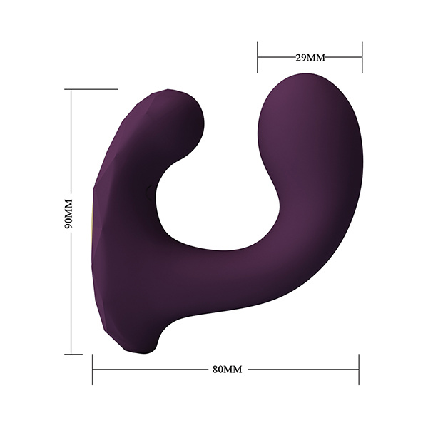 Pretty Love Billy Vibrating Dual Stimulator - Purple - Image 3