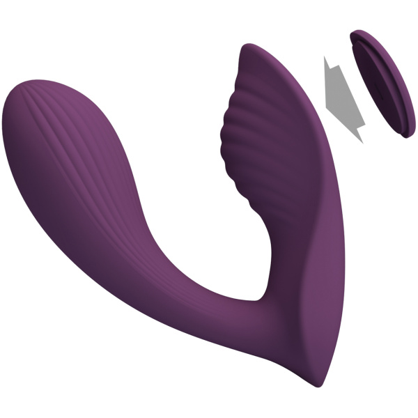 Pretty Love Franz Magnetic App-Controlled Panty Vibe - Purple - Image 3