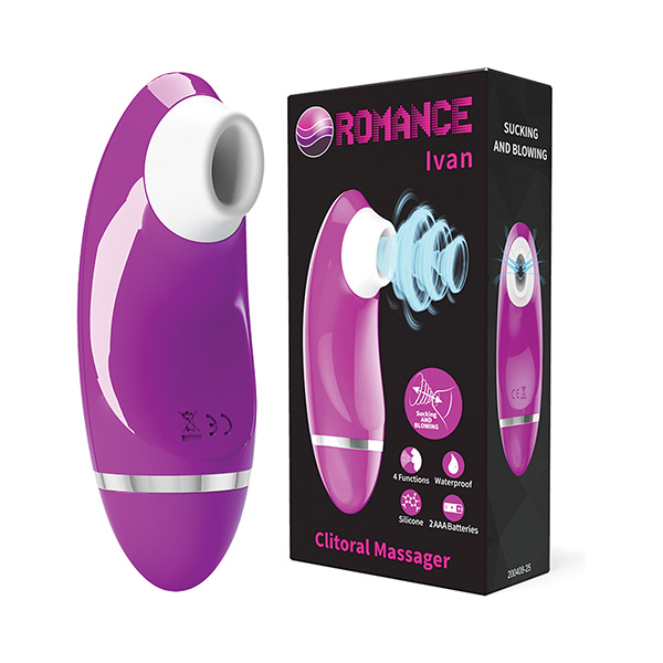 Pretty Love Romance Ivan Sucking Clitoral Massager - Fuchsia