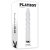 Playboy Pleasure In the Twist Glass Vibrator - White