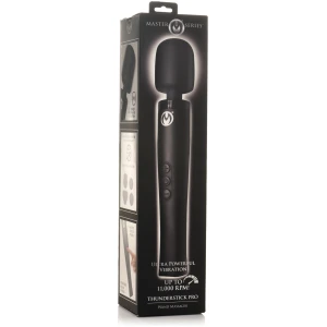 Master Series Thunderstick Pro Wand Massager - Black